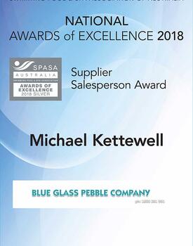 2018 SPASA National Awards of Excellence – Supplier Salesperson of the Year – Silver